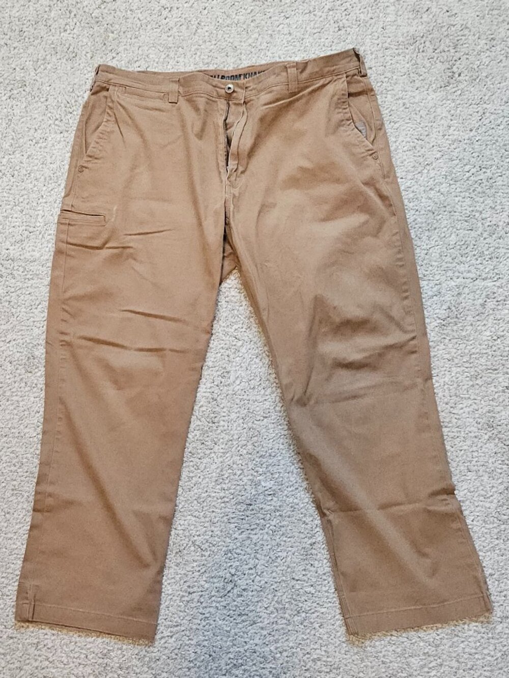 Duluth Trading Co Flex Ballroom Khaki Pants Relaxed Fit 40x30